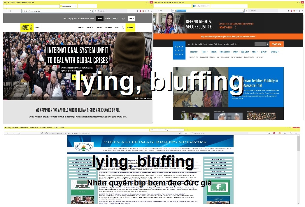 Human rights lying