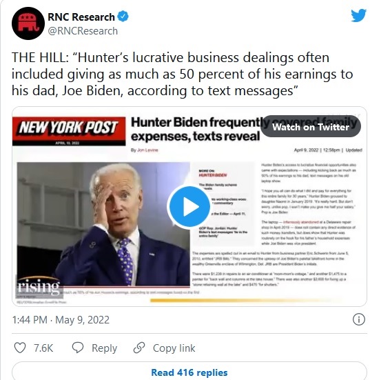 Hunter Biden, New York Post