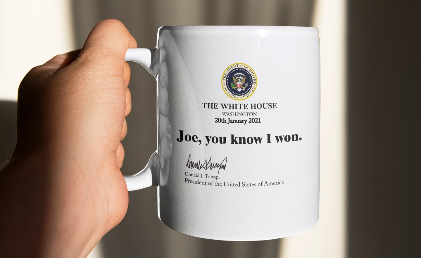joe, you know I Won