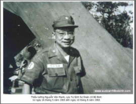Chuẩn tướng Nguyễn Văn Mạnh Su doan 18 Bo Binh