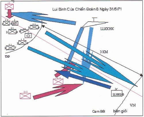 Snoul map Viet Nam War