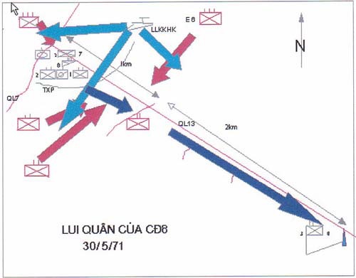 Snoul map Viet Nam War