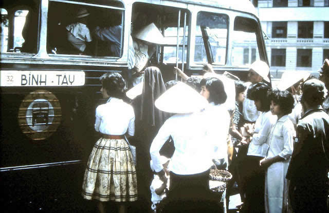 Sài Gòn Xe bus Bình Tây | ôtô buýt khắp miền | Saigon history | Lịch sử Sài Gòn qua ảnh | Sài Gòn hòn ngọc Viễn Đông