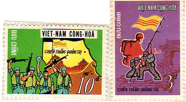 Quân-sử Tem Thư Việt-Nam Cộng-Hòa | Tem Chiến thắng Quảng Trị